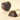 Cuori di Cioccolato Extra Fondente 75% 13 pz